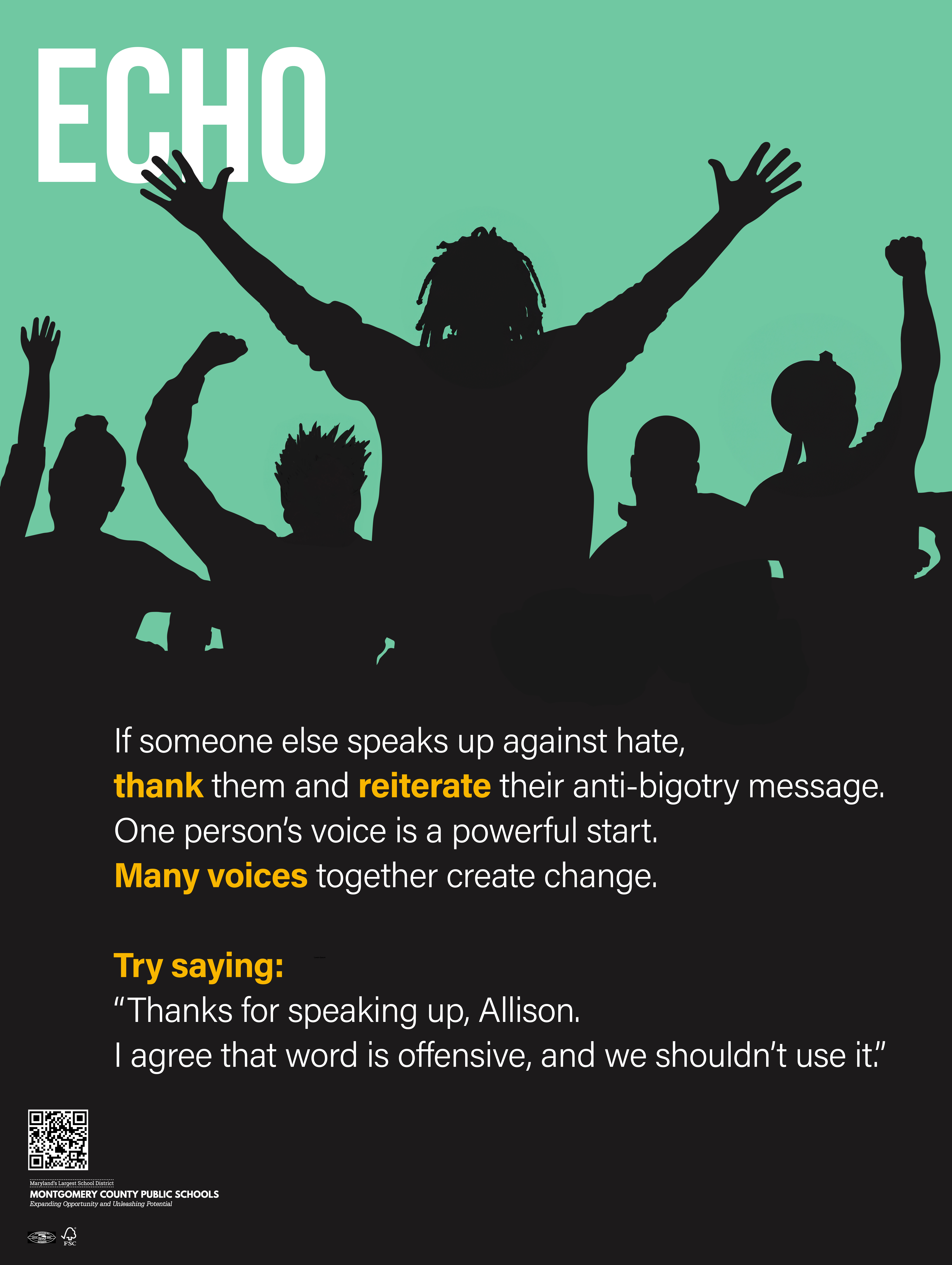MCPS &ldquo;Speak Up&rdquo; Strategies for Students - Echo